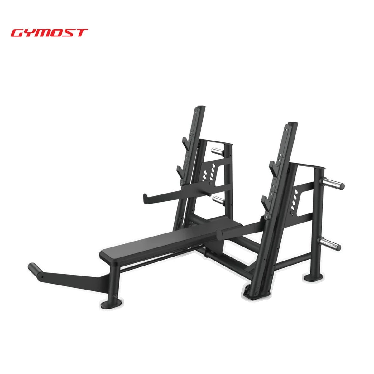 GYMOST L681 ม้านั่งยกน้ำหนักโอลิมปิกแบบราบ Olympic Flat Bench Commercial Gym Machine