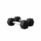 Altrom Sport ดัมเบลเหล็ก หุ้มยางทรงหกเหลี่ยม Rubber Hex Dumbbell 2.5kg - product view