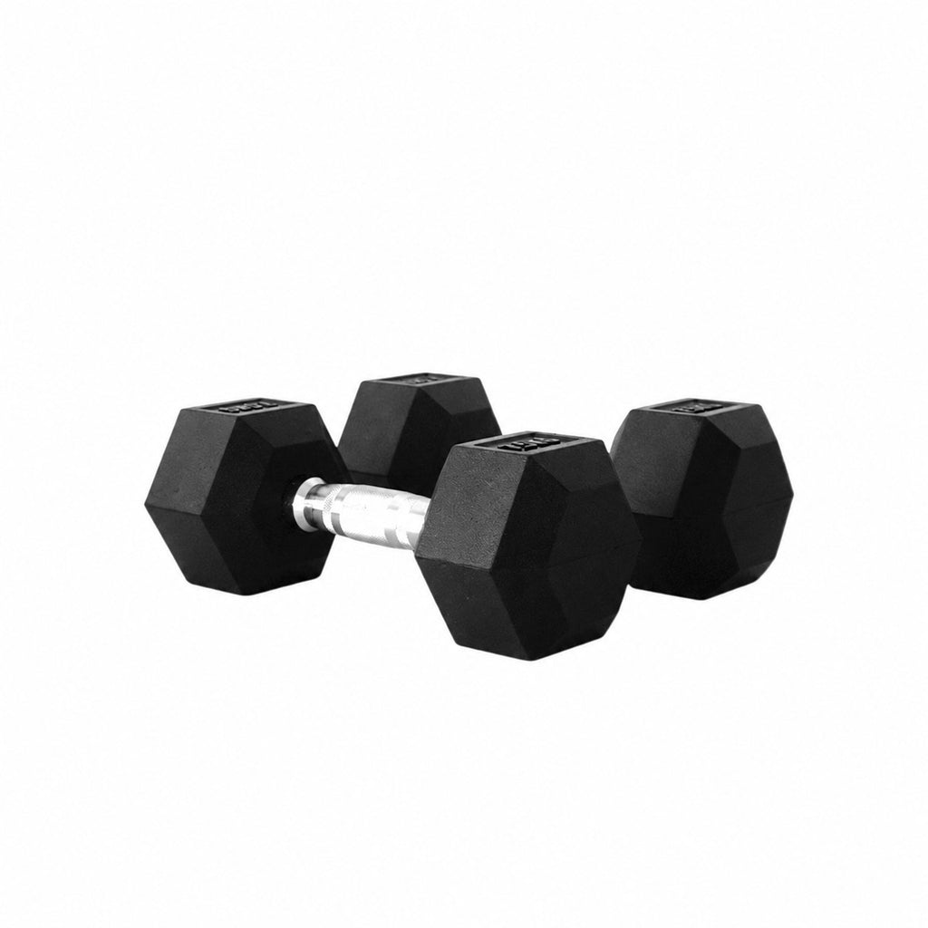 Altrom Sport ดัมเบลเหล็ก หุ้มยางทรงหกเหลี่ยม Rubber Hex Dumbbell 7.5kg - product view