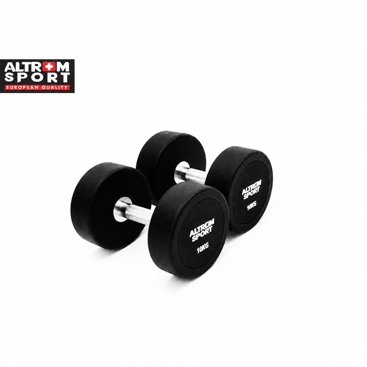 Altrom Sport ดัมเบลเหล็ก หุ้มยางทรงกลม Round Dumbbell 10kg - product view