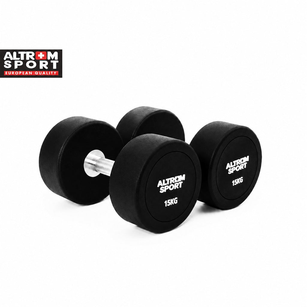 Altrom Sport ดัมเบลเหล็ก หุ้มยางทรงกลม Round Dumbbell 15kg - product view