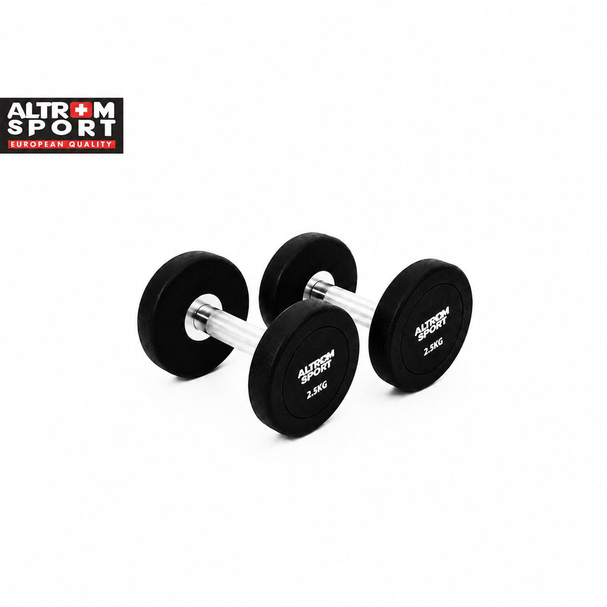 Altrom Sport ดัมเบลเหล็ก หุ้มยางทรงกลม Round Dumbbell 2.5kg - product view