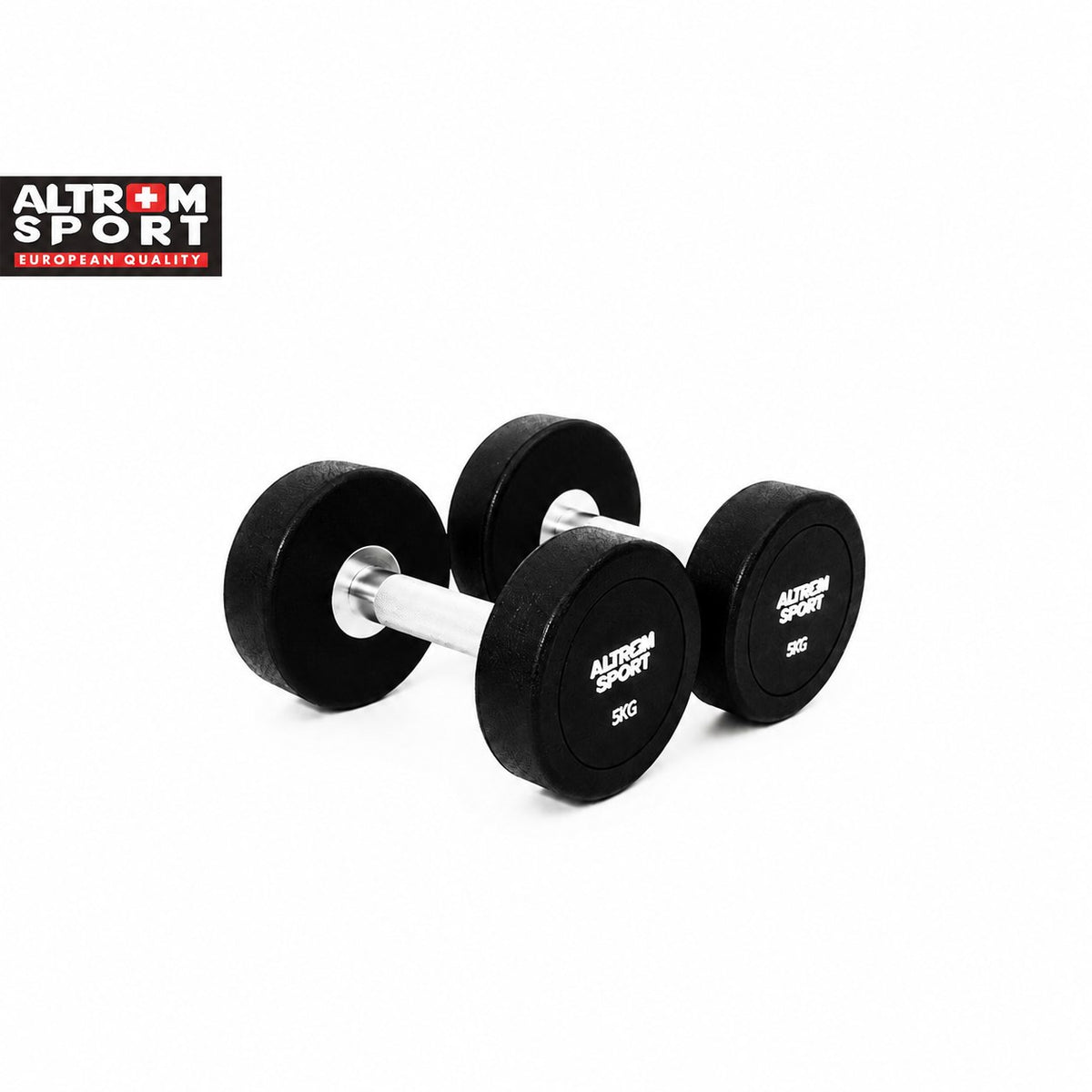 Altrom Sport ดัมเบลเหล็ก หุ้มยางทรงกลม Round Dumbbell 5kg - product view
