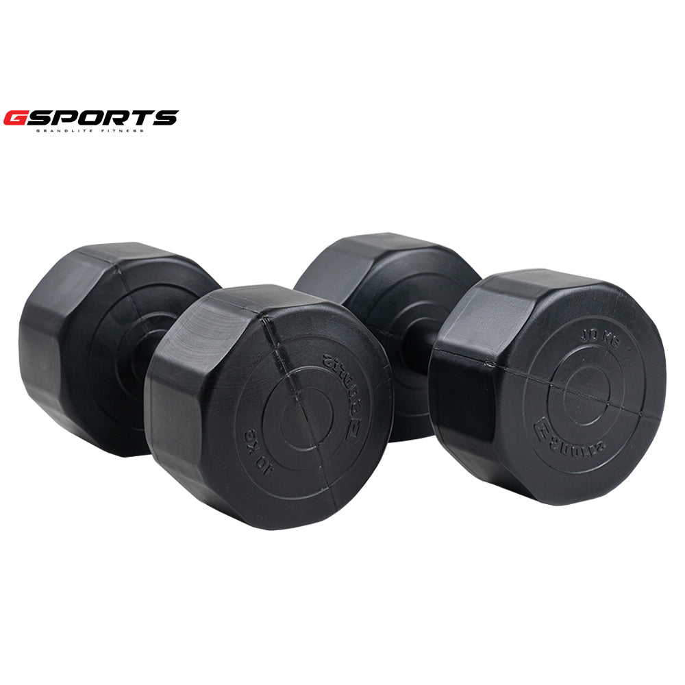 ดัมเบล พลาสติก 10กก. แพ็คคู่ Dumbbell 10 kg x2 | DB10