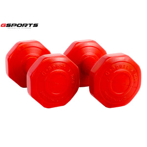 ดัมเบล พลาสติก 1กก. แพ็คคู่ Dumbbell 1 kg x2 | DB1