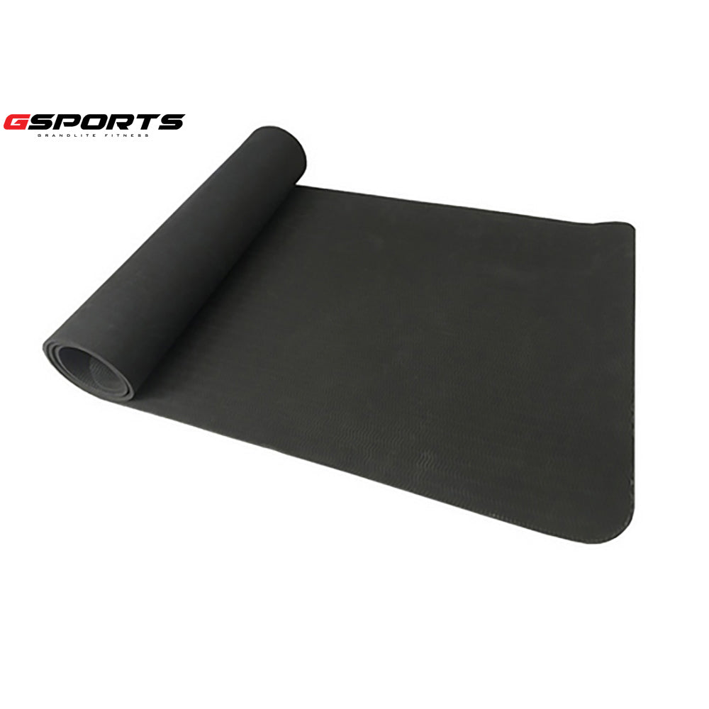 เสื่อโยคะ พรมโยคะ Yoga Mat TPE หนา 6mm 183 x 61cm (ฟรี! ถุงใส่เสื่อ+สายสะพาย) | GH-601