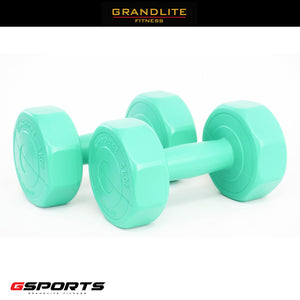 ดัมเบล พลาสติก 3กก. แพ็คคู่ Dumbbell 3 kg x2 | DB3