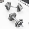ดัมเบลบาร์เบลชุด 50 kg Dumbbell Barbell มีกล่องเก็บ | BBS-5000
