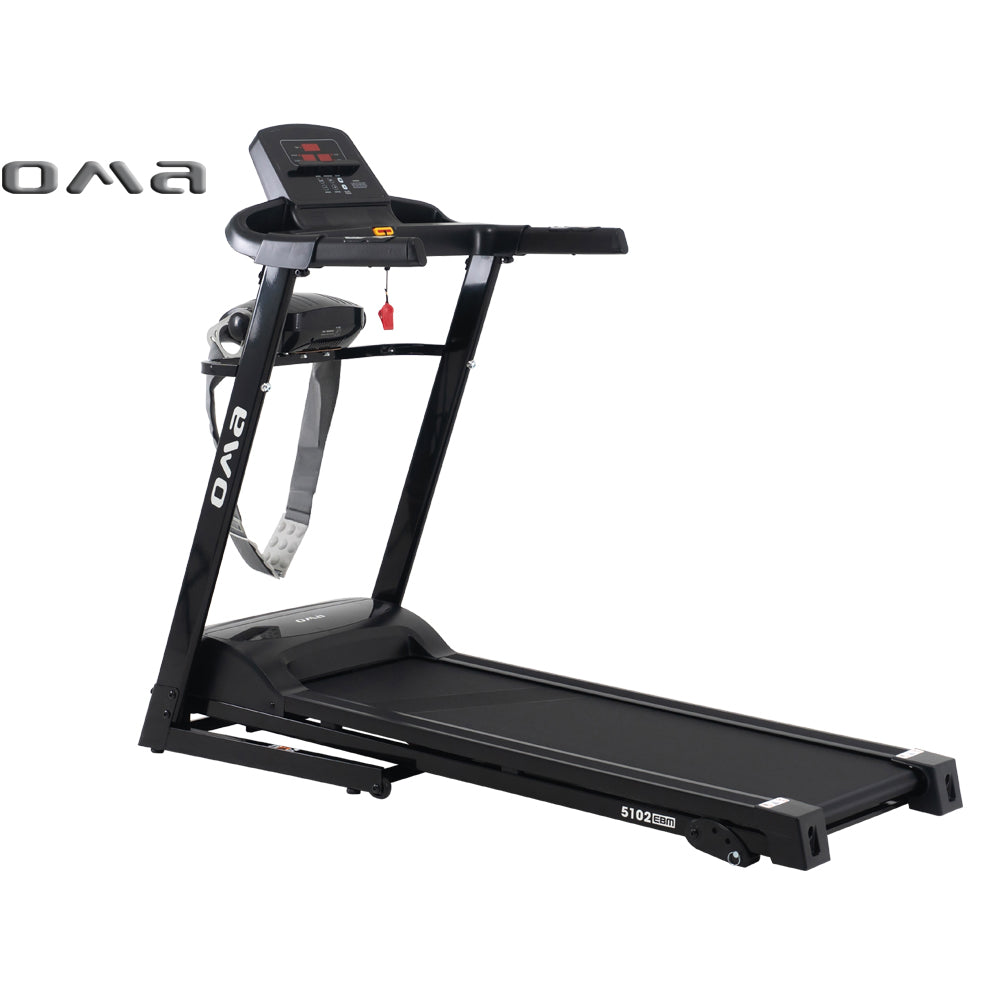 ลู่วิ่งไฟฟ้า Motorized Treadmill 1.25HP พร้อมที่ปั่นเอว | OMA-5102EBM