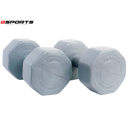 ดัมเบล พลาสติก แพ็คคู่ Dumbbell 6kg x2 | DB6