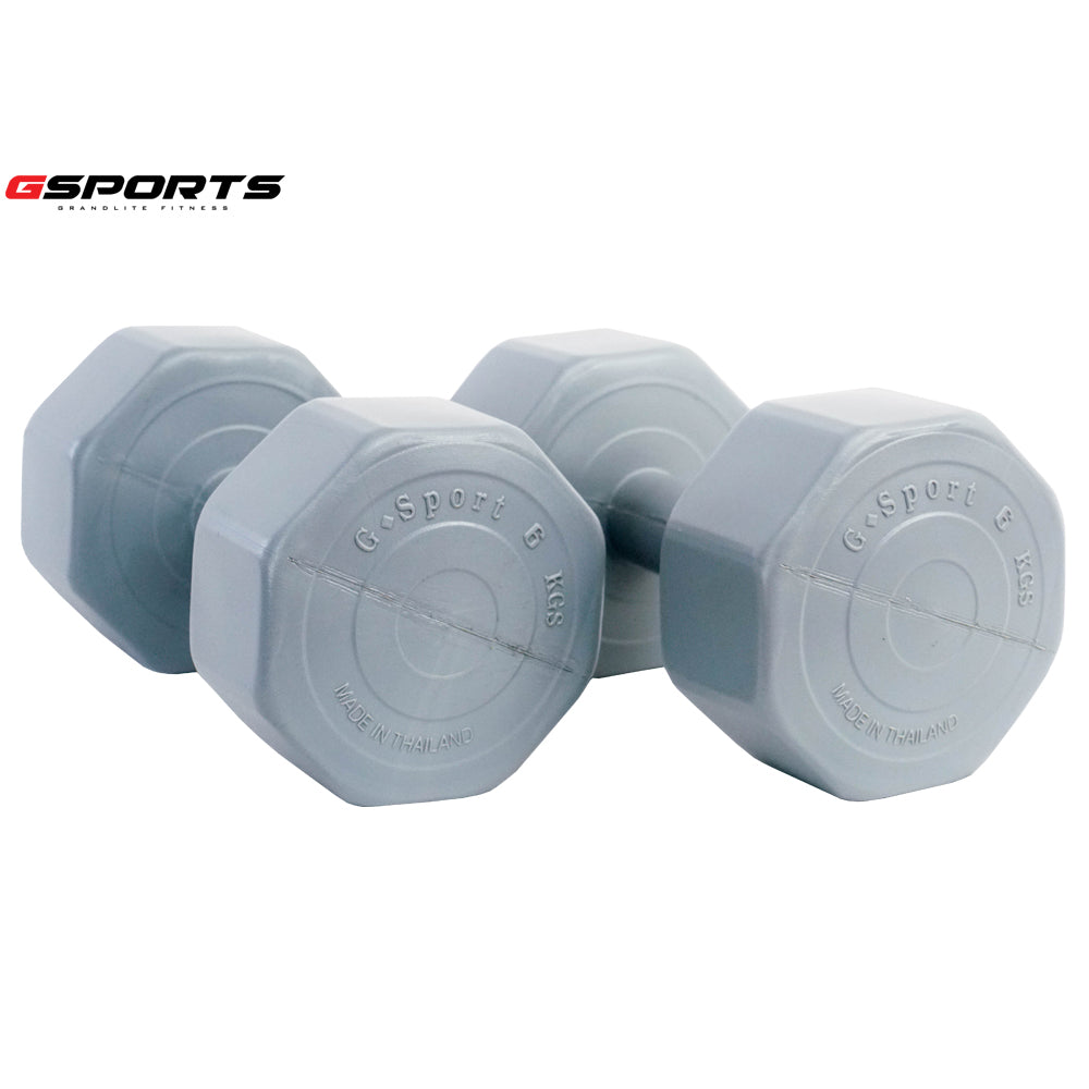 ดัมเบล พลาสติก 6กก. แพ็คคู่ Dumbbell 6 kg x2 | DB6