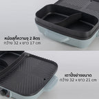เตาปิ้งย่าง พร้อมหม้อชาบู Multi-Purpose Shabu and BBQ Pot | AK-K3832 สีฟ้า