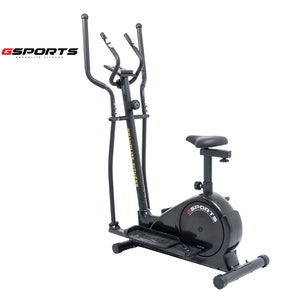 เครื่องเดินวงรี จักรยานนั่งปั่น แบบ 2-in-1 Elliptical Cross Trainer 4kg | GS-8712