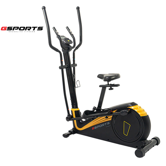 เครื่องเดินวงรี จักรยานนั่งปั่น แบบ 2-in-1 Elliptical Cross Trainer 8kg | GS-B8803