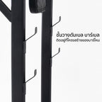บาร์โหนตั้งพื้น พร้อมม้านั่ง Multifunction Pull Up Bar & Bench | AL-T095
