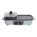 เตาปิ้งย่าง พร้อมหม้อชาบู Multi-Purpose Shabu and BBQ Pot | AK-K3832 สีฟ้า