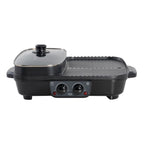 เตาปิ้งย่าง พร้อมหม้อชาบู Multi-Purpose Shabu and BBQ Pot |  AK-K3832 สีดำ