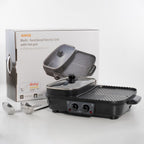 เตาปิ้งย่าง พร้อมหม้อชาบู Multi-Purpose Shabu and BBQ Pot |  AK-K3832 สีดำ