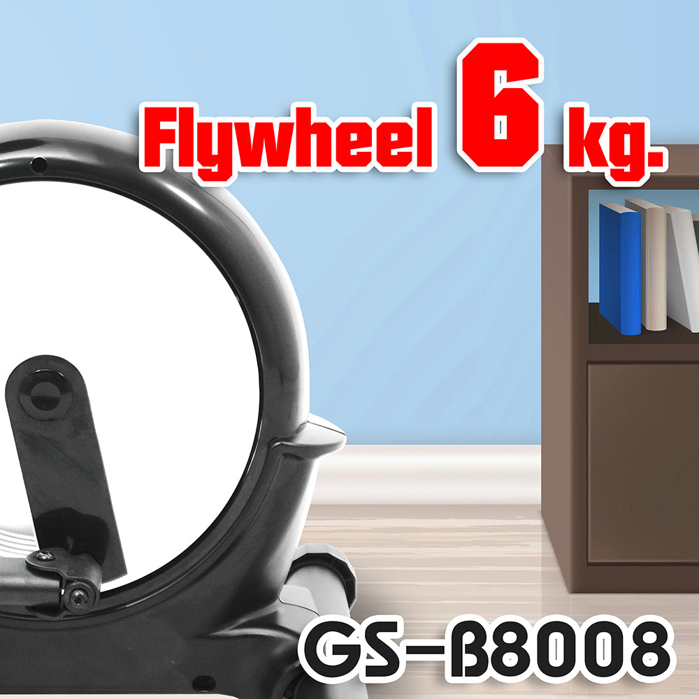 เครื่องเดินวงรี จักรยานนั่งปั่น แบบ 2-in-1 Elliptical Cross Trainer 6kg | GS-B8008
