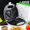 เครื่องทำแซนวิชคู่ แผ่นความร้อนเคลือบเทฟลอน AK-220 ***รับประกัน 1ปี