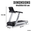 ลู่วิ่งปรับความชันไฟฟ้า 6.0HP AC Motorized Treadmill | OMA-2252CA