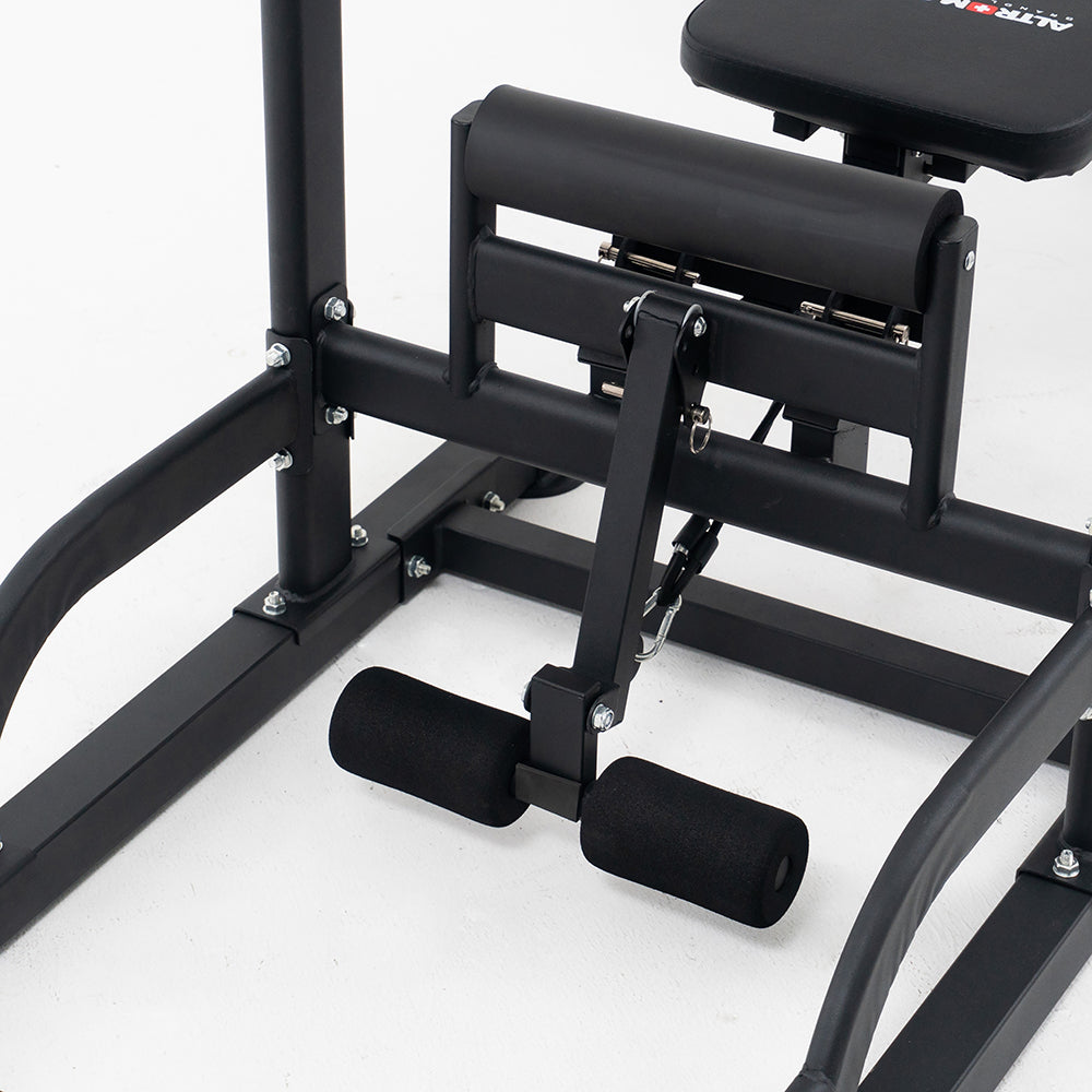 บาร์โหนตั้งพื้น พร้อมม้านั่ง Multifunction Pull Up Bar & Bench | AL-T095