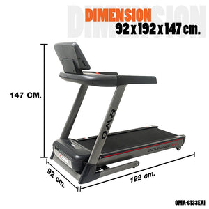 เครื่องลู่วิ่งไฟฟ้า 3.0HP Motorized Treadmill  | OMA-6133EAI
